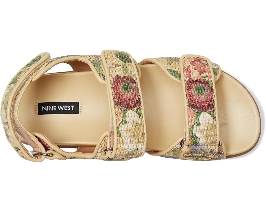 Nine West Tillee Women's Natural Vintage Floral Multi