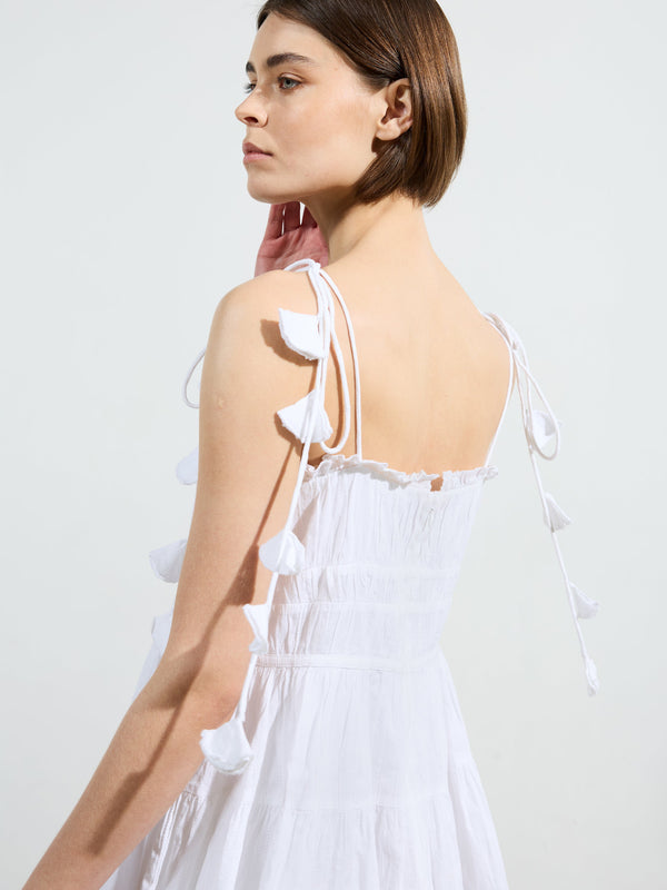 fcuk white dress Women's Whisper Back-Cutout Dress